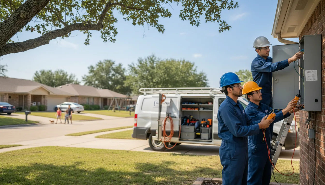 Certified electrician providing emergency electrical services in Cedar Rapids, IA